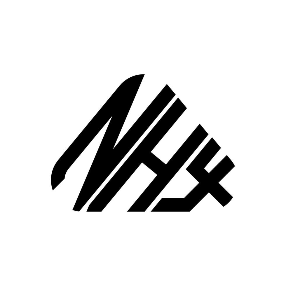 nhx brev logotyp kreativ design med vektor grafisk, nhx enkel och modern logotyp.
