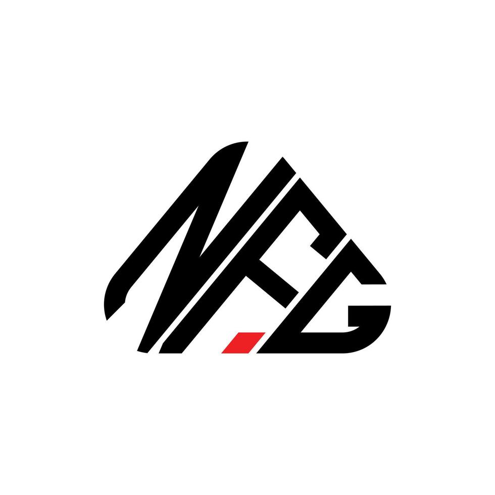 nfg Letter Logo kreatives Design mit Vektorgrafik, nfg einfaches und modernes Logo. vektor