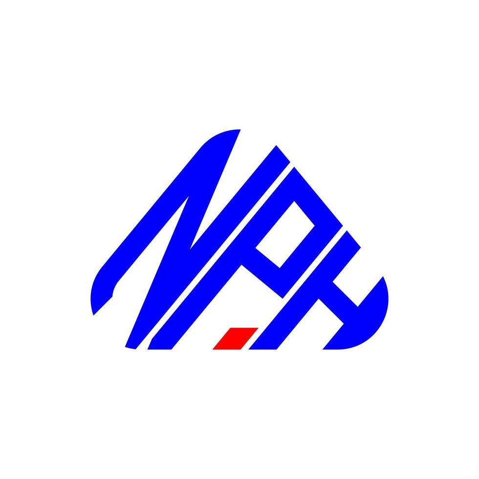nph brev logotyp kreativ design med vektor grafisk, nph enkel och modern logotyp.