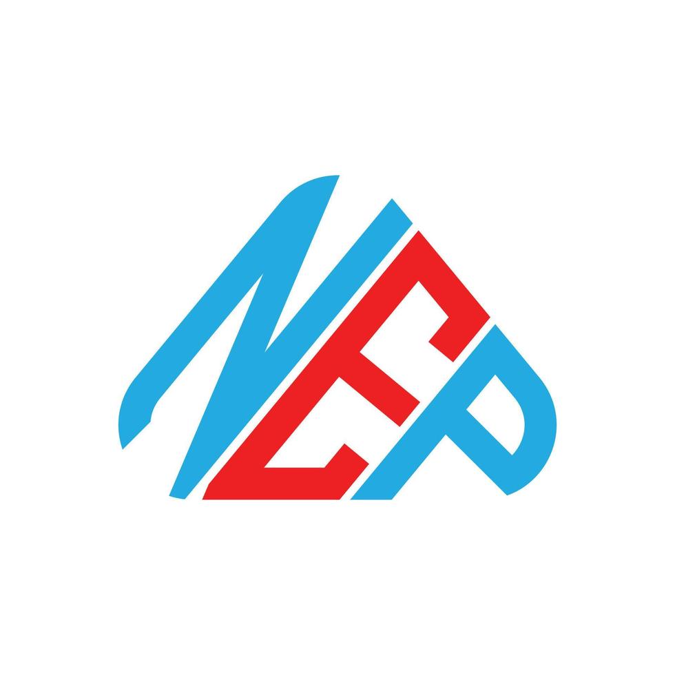 nep brev logotyp kreativ design med vektor grafisk, nep enkel och modern logotyp.