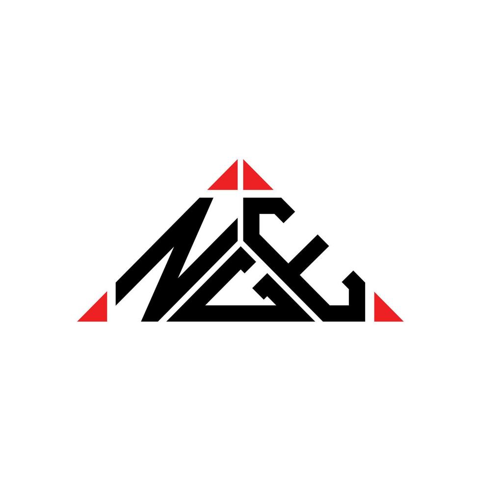 nge brev logotyp kreativ design med vektor grafisk, nge enkel och modern logotyp.