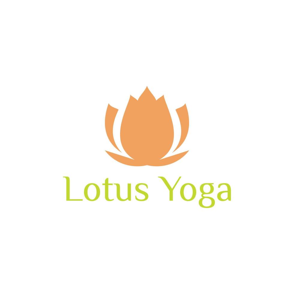 modern lotus logotyp design mall vektor