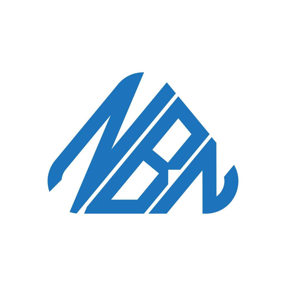 nbn brev logotyp kreativ design med vektor grafisk, nbn enkel och modern logotyp.