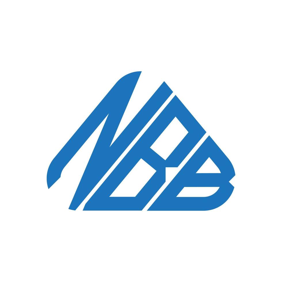 nbb brev logotyp kreativ design med vektor grafisk, nbb enkel och modern logotyp.