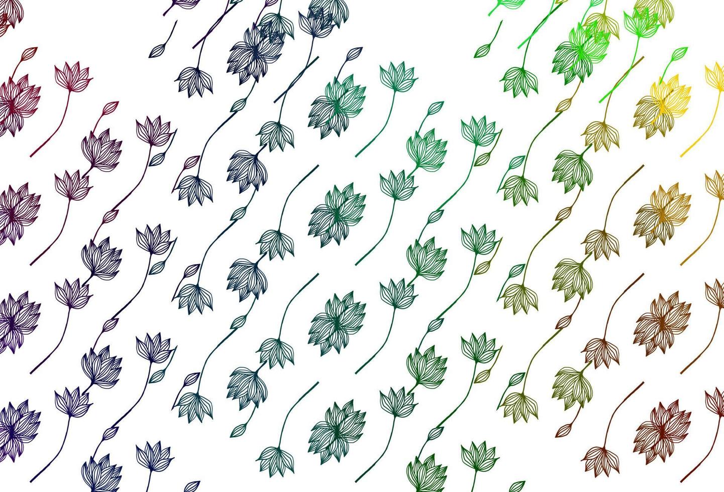 ljus mångfärgad, regnbåge vektor doodle mönster.