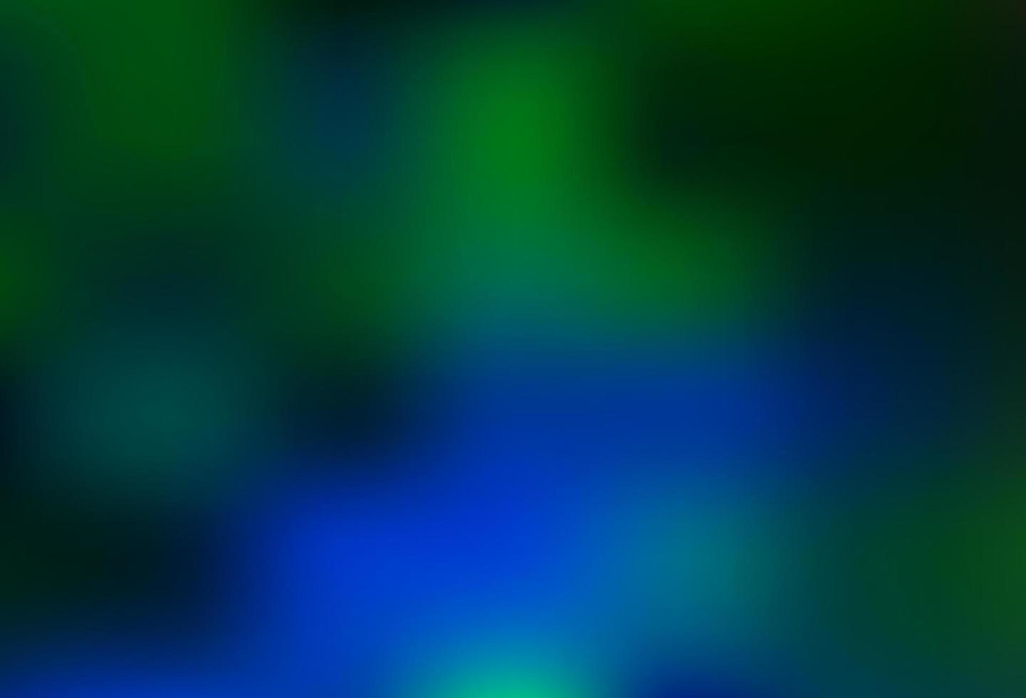 dunkelblauer, grüner Vektor unscharfer Hintergrund.