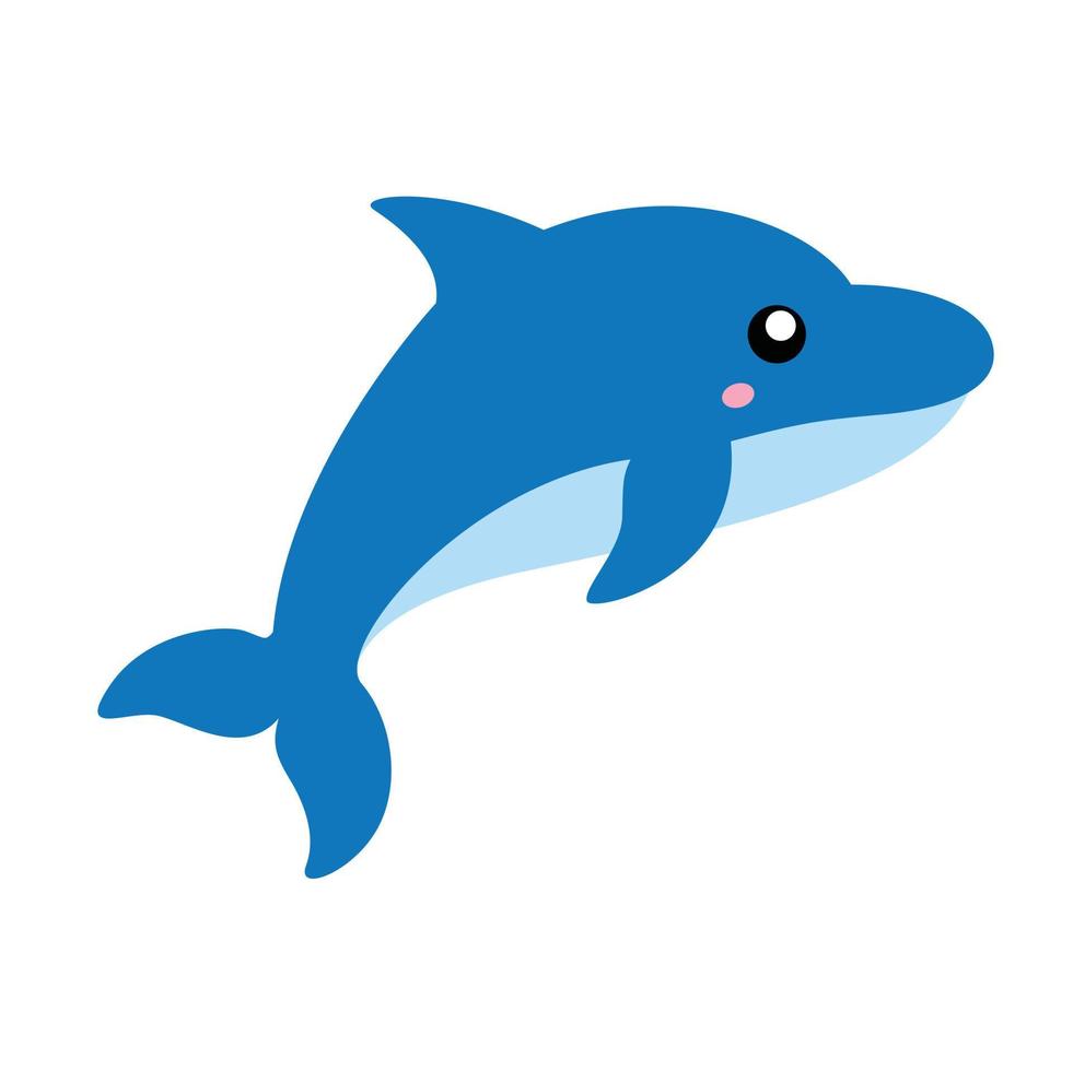 djur- under vattnet delfin illustration vektor ClipArt