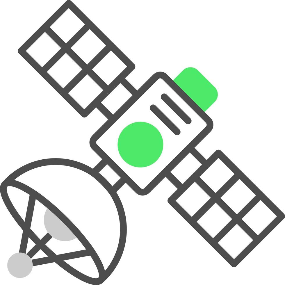 kreatives Icon-Design für Satelliten vektor