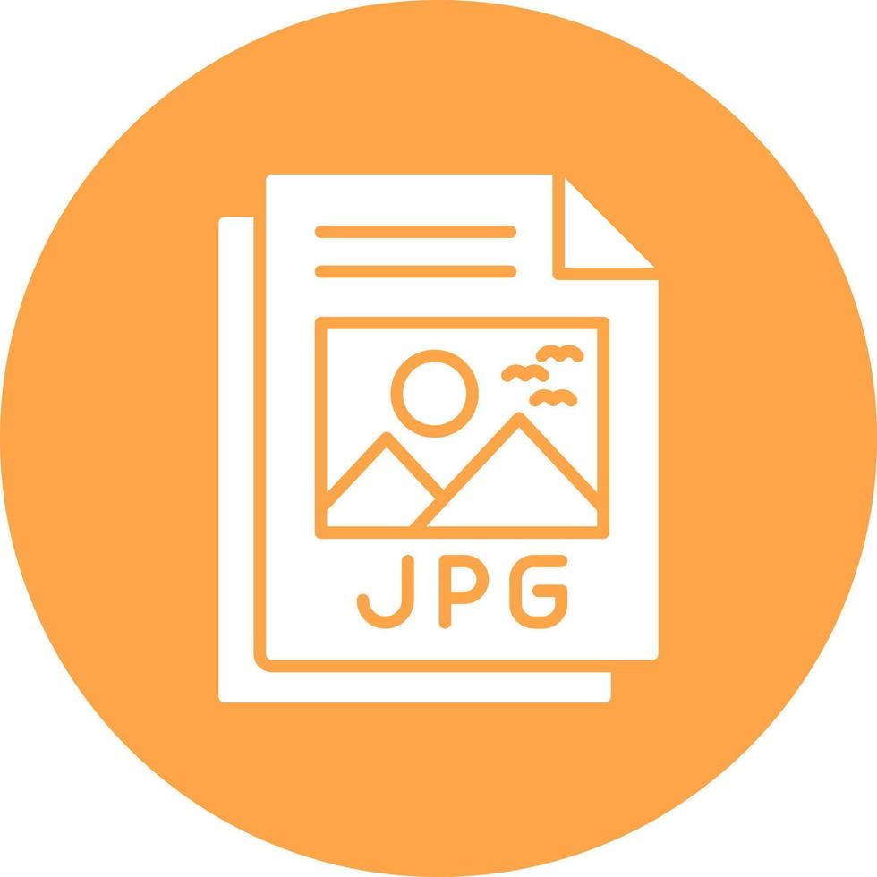 jpg-Datei kreatives Icon-Design vektor