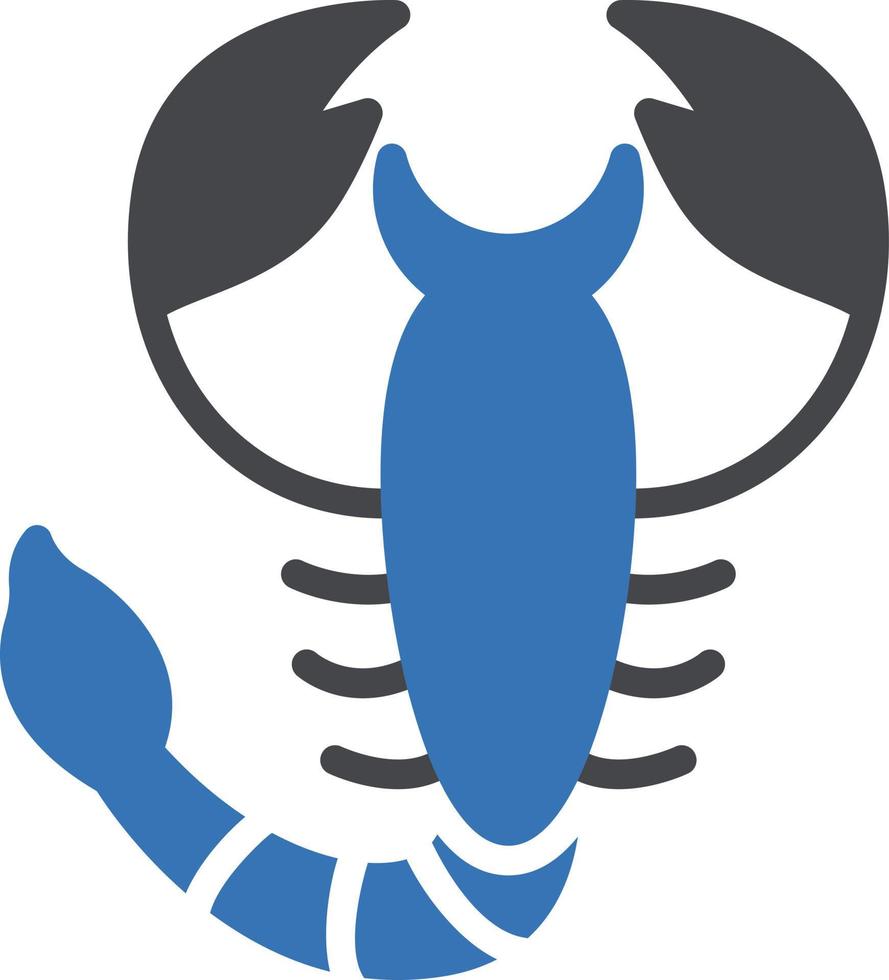 scorpion vektor illustration på en bakgrund.premium kvalitet symbols.vector ikoner för begrepp och grafisk design.