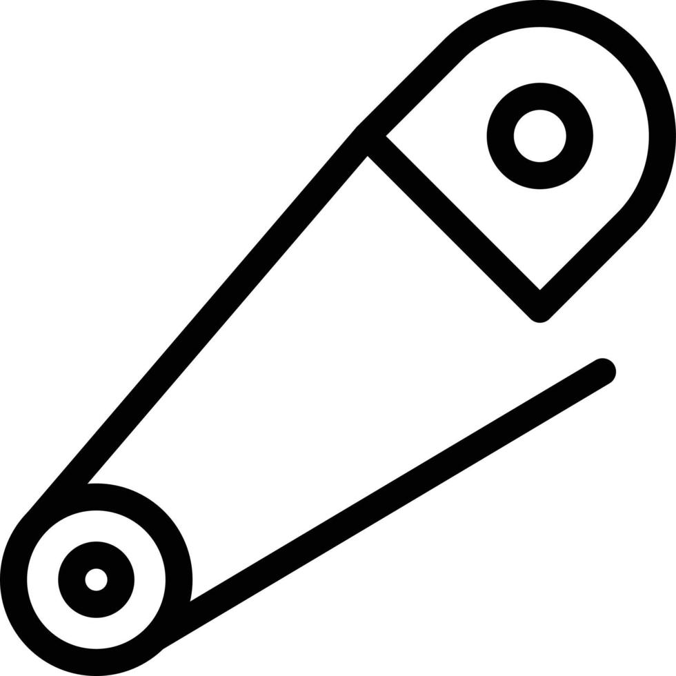 säkerhet stift vektor illustration på en bakgrund.premium kvalitet symbols.vector ikoner för begrepp och grafisk design.