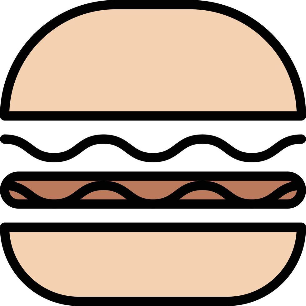 burgervektorillustration auf einem hintergrund. hochwertige symbole. vektorikonen für konzept und grafikdesign. vektor