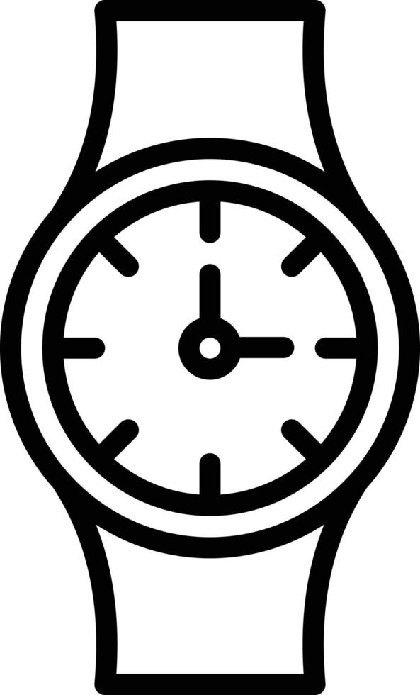 armbanduhrvektorillustration auf einem hintergrund. hochwertige symbole. vektorikonen für konzept und grafikdesign. vektor