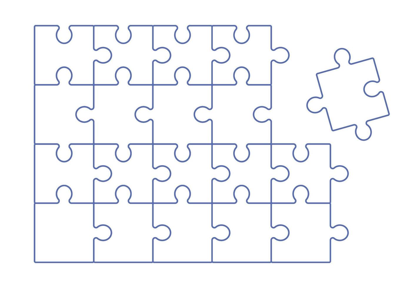 Hintergrund der Puzzle-Banner-Präsentation. abstrakte Puzzle-Infografik-Vorlage. geschäftslösung, arbeitskonzept. Vektor-Illustration. vektor
