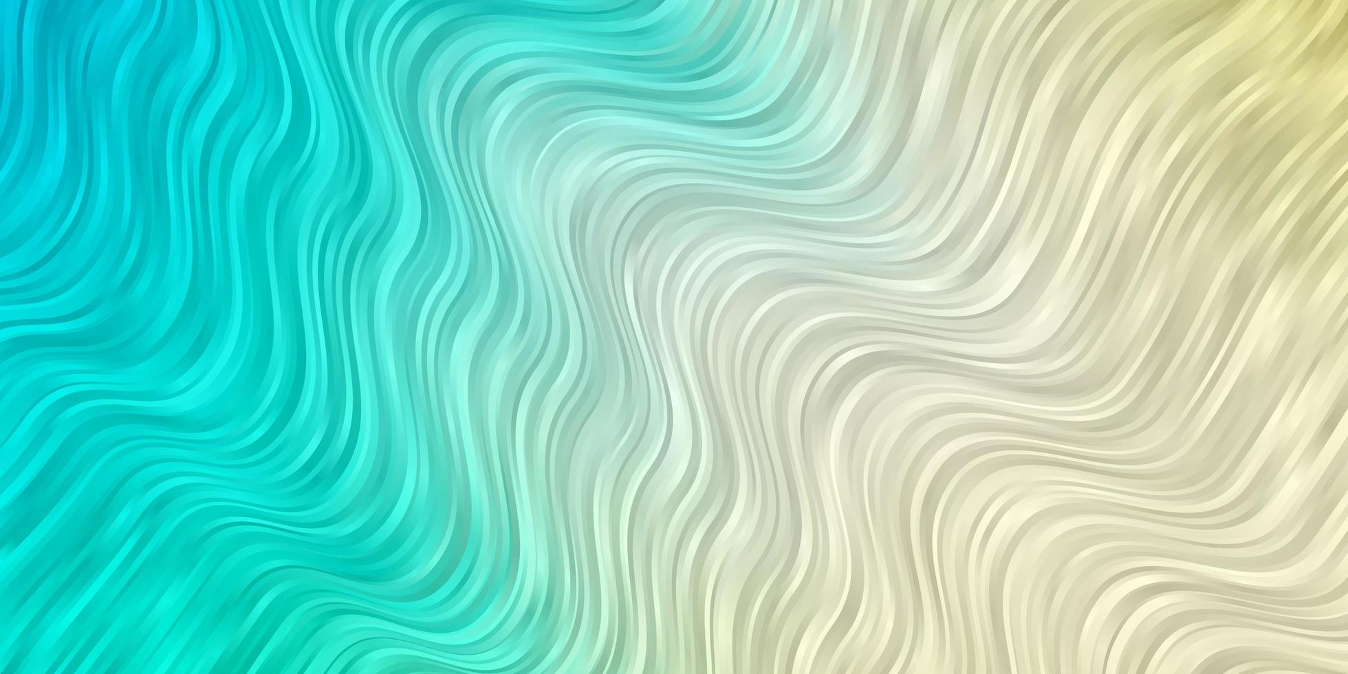 ljusblå, grön mall med linjer. vektor