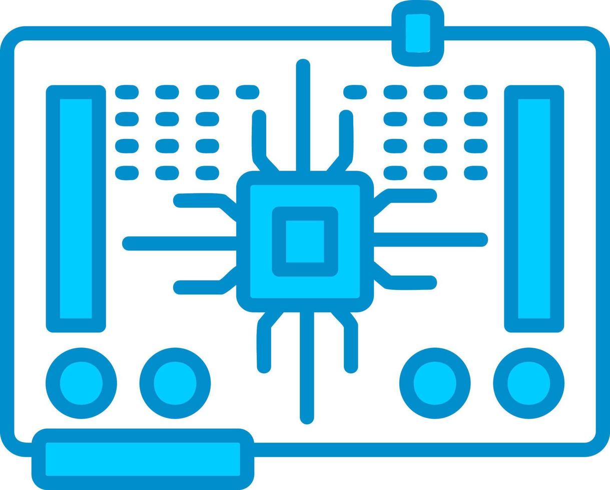 kreatives Icon-Design für Leiterplatten vektor
