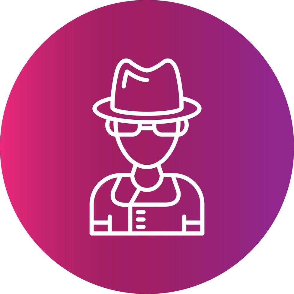 Spionage kreatives Icon-Design vektor