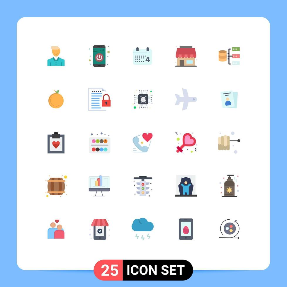 25 kreativ ikoner modern tecken och symboler av webshoppen affär växla amerikan dag redigerbar vektor design element