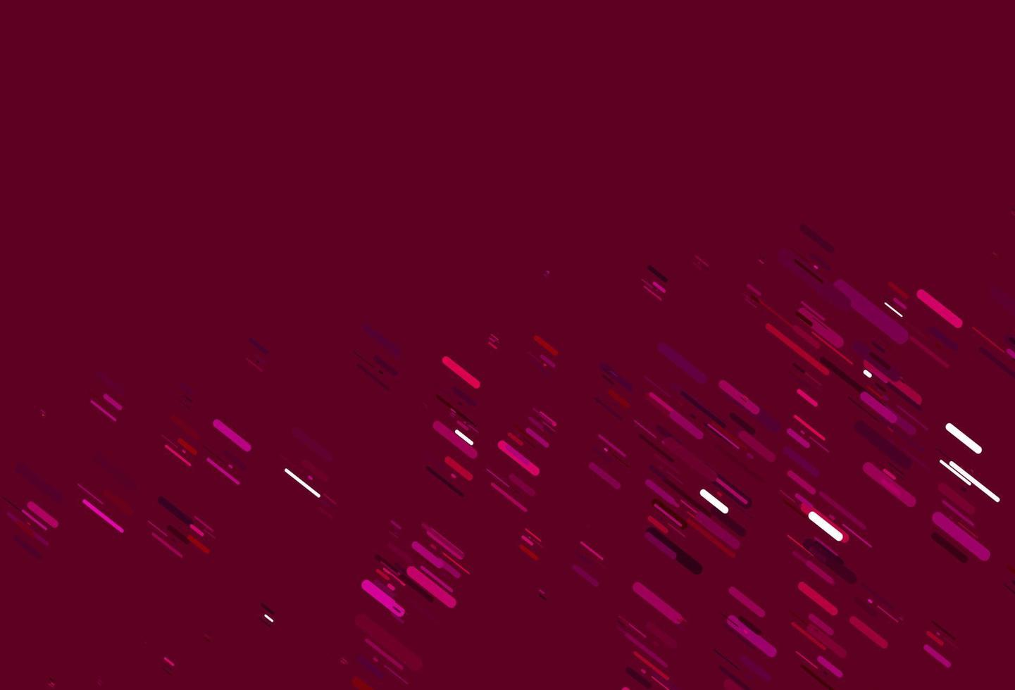 hellviolettes, rosafarbenes Vektormuster mit schmalen Linien. vektor