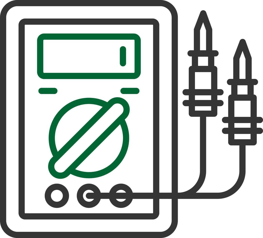 voltmeter kreativ ikon design vektor