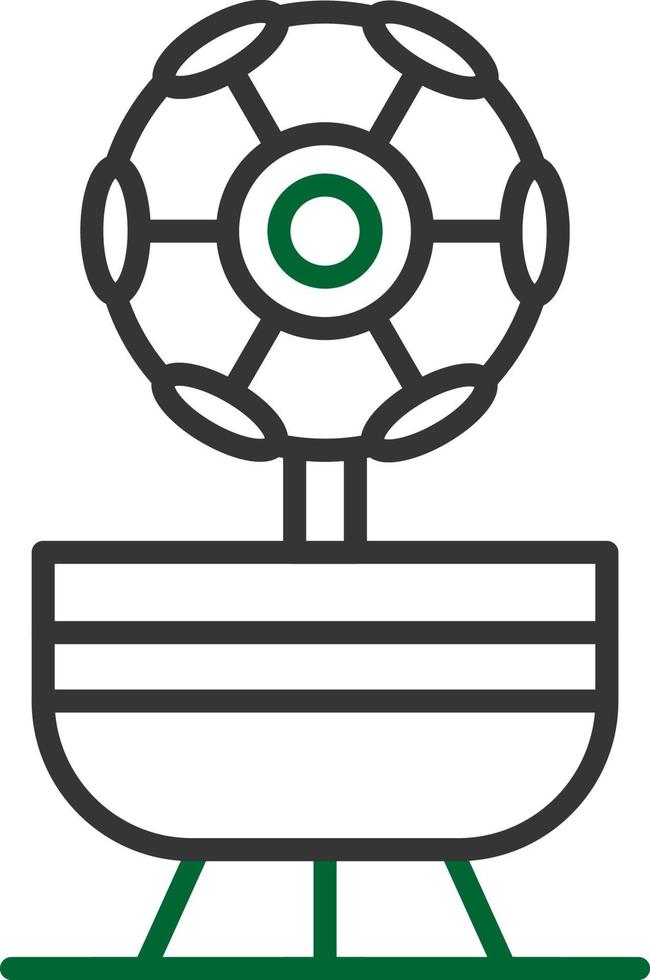 Weltraumkamera kreatives Icon-Design vektor
