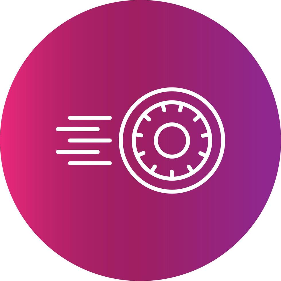 frisbee kreativ ikon design vektor
