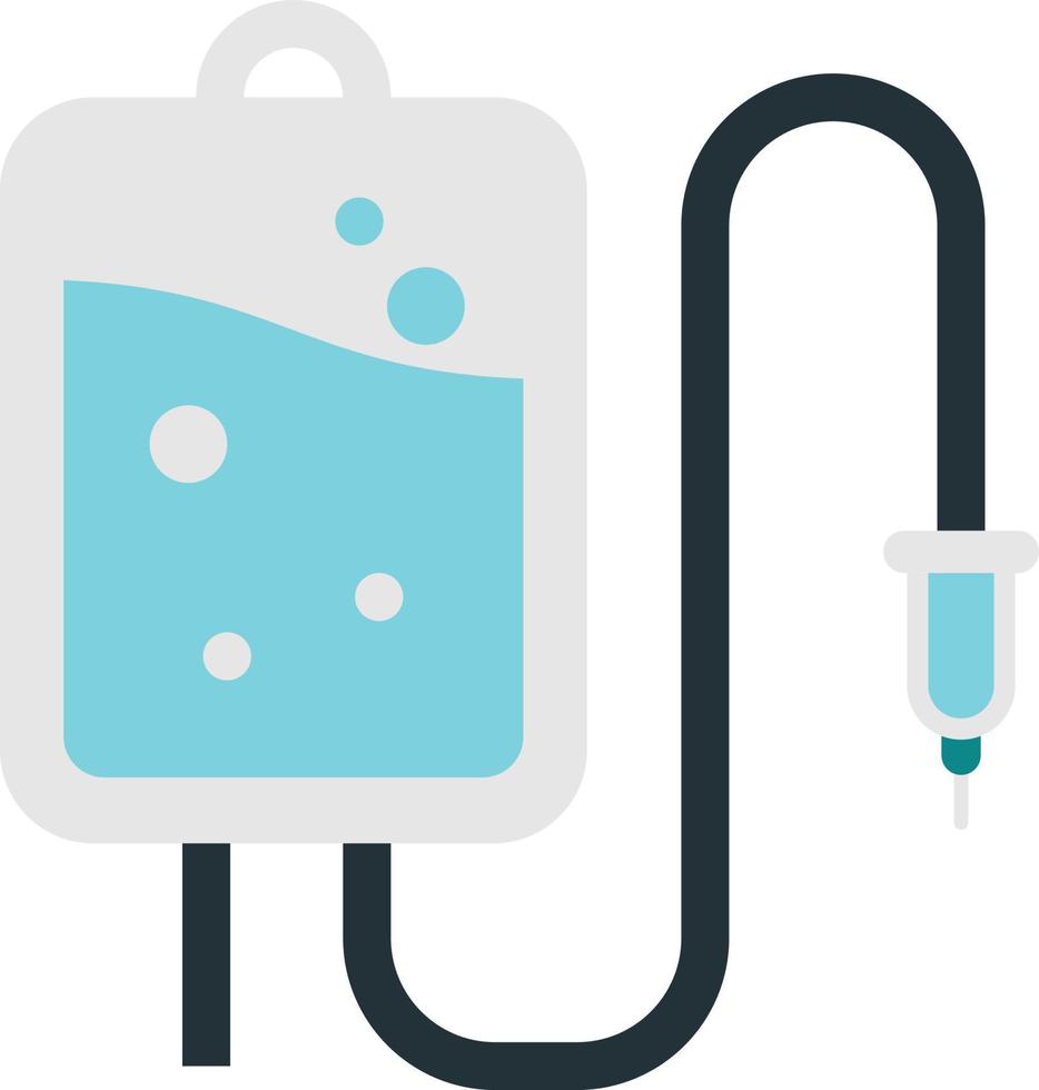 kochsalzbeutel für die krankenhausillustration im minimalen stil vektor