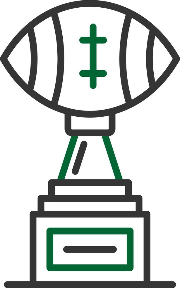 Trophäe kreatives Icon-Design vektor