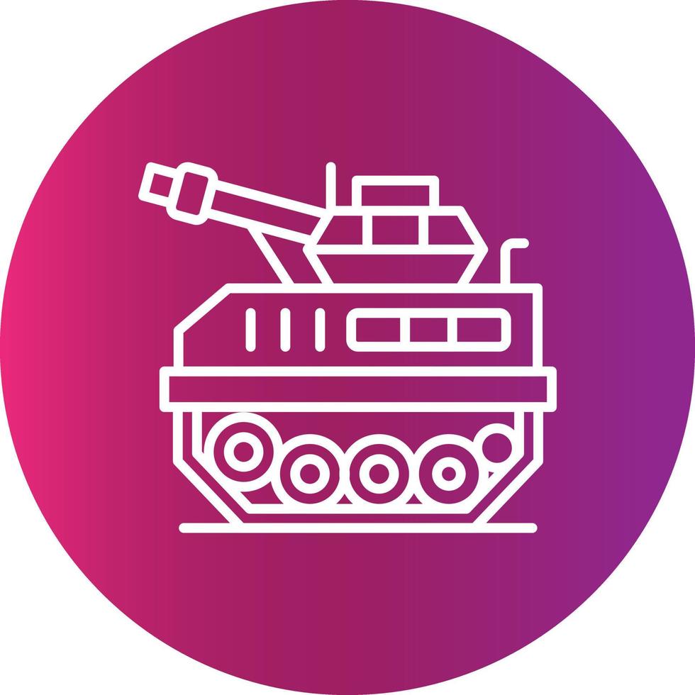 tank kreativ ikon design vektor