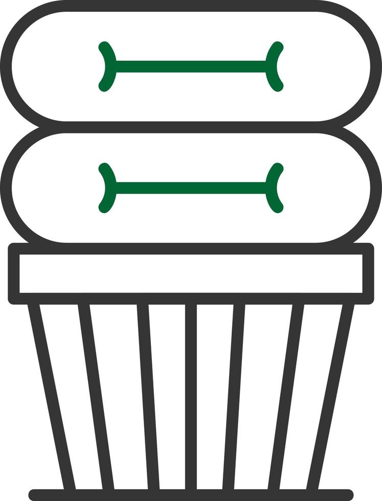 Wäsche kreatives Icon-Design vektor