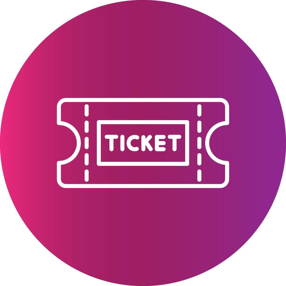 Tickets kreatives Icon-Design vektor