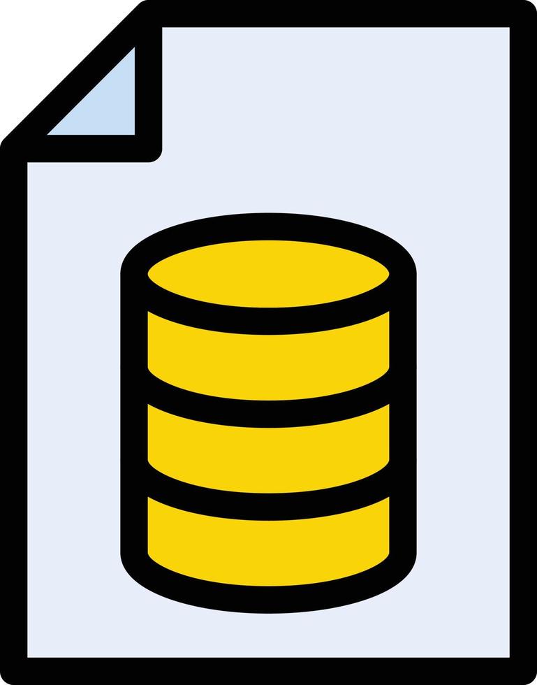 fil databas vektor illustration på en bakgrund.premium kvalitet symbols.vector ikoner för begrepp och grafisk design.