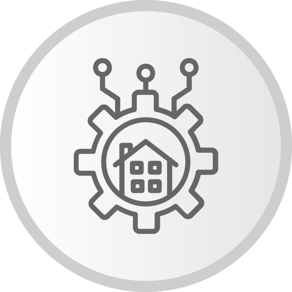 Smart-Home-Vektorsymbol vektor