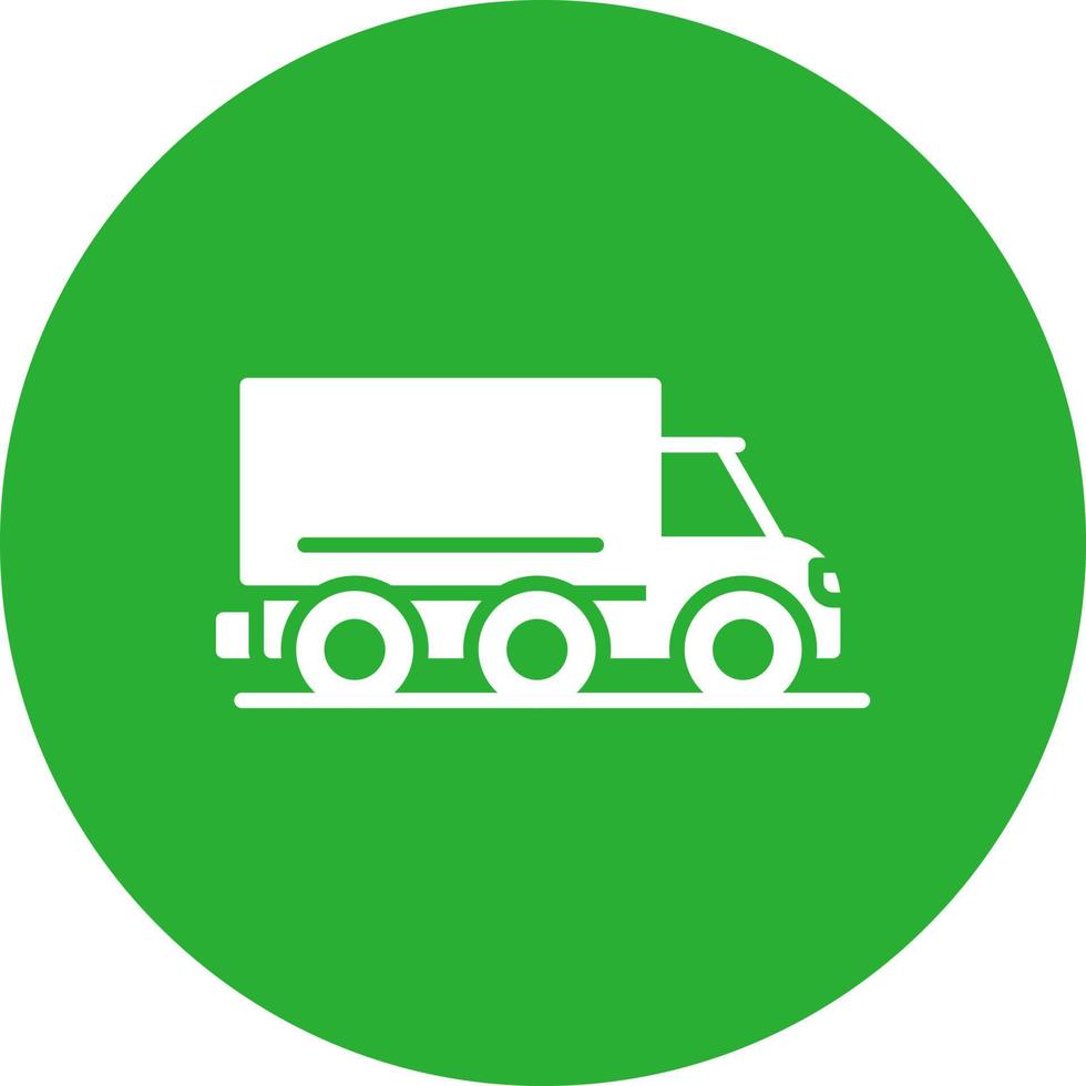 Fracht-LKW kreatives Icon-Design vektor