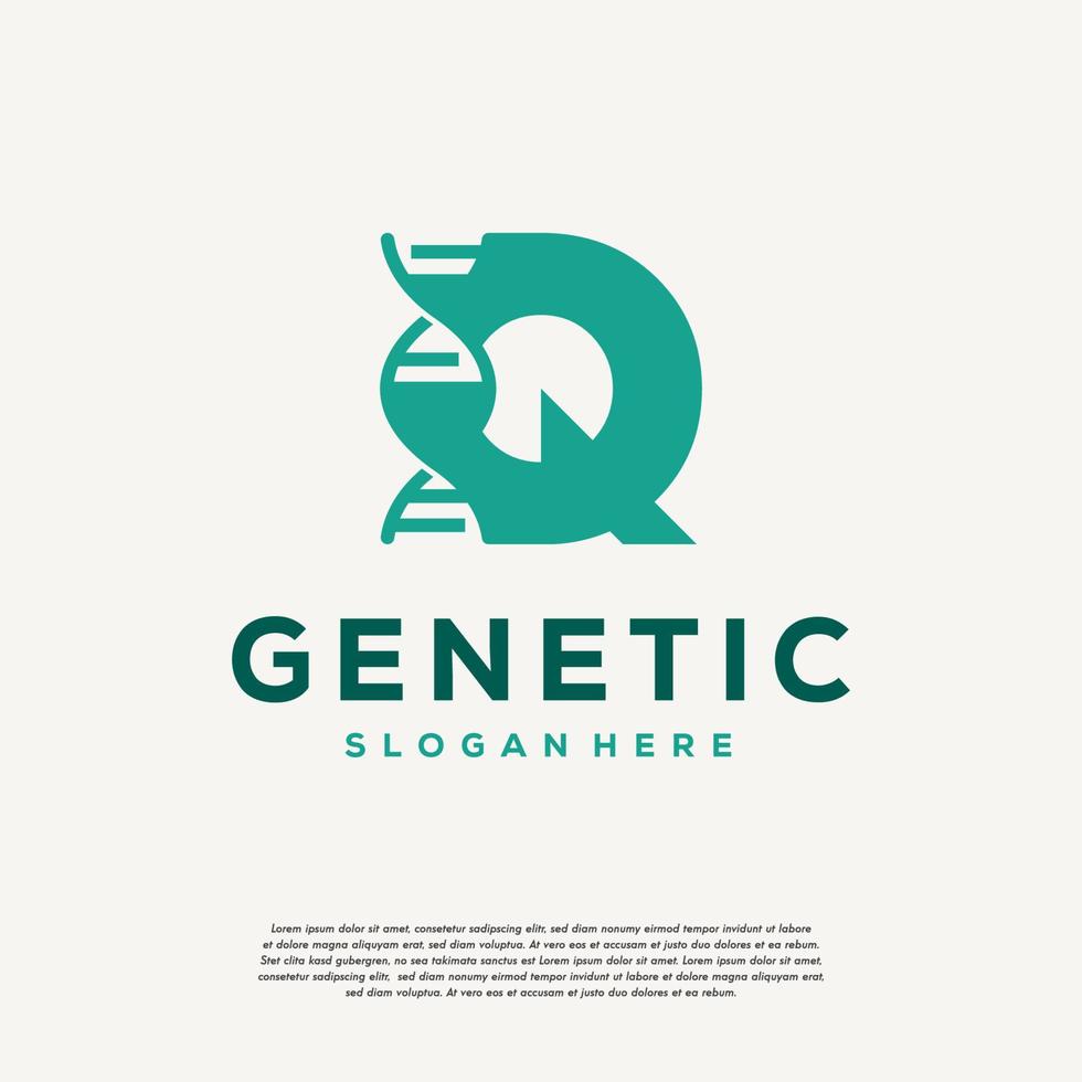 dna-helix-buchstabe f-logo-designs, genetik-vektordesign, anfängliche logo-vorlage für chromosomen vektor