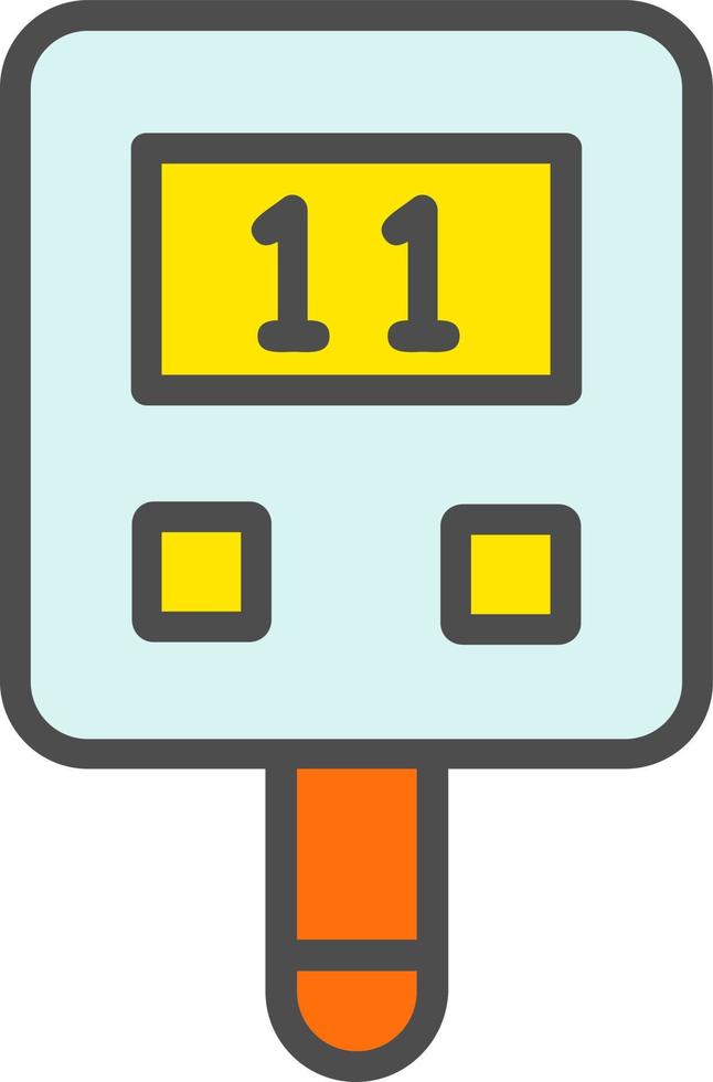 Glukometer-Vektor-Icon-Design vektor