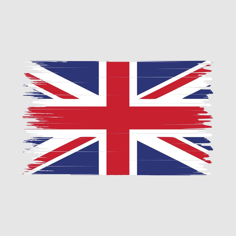 Storbritannien flaggborste vektor