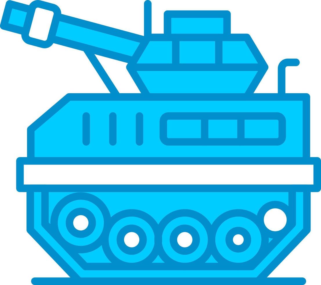 Tank kreatives Icon-Design vektor