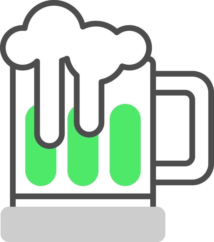 Bier kreatives Icon-Design vektor