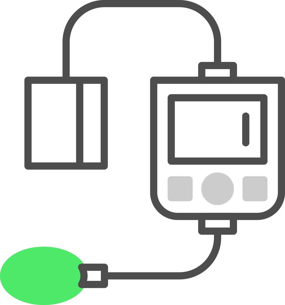 sphygmomanometer kreativ ikon design vektor