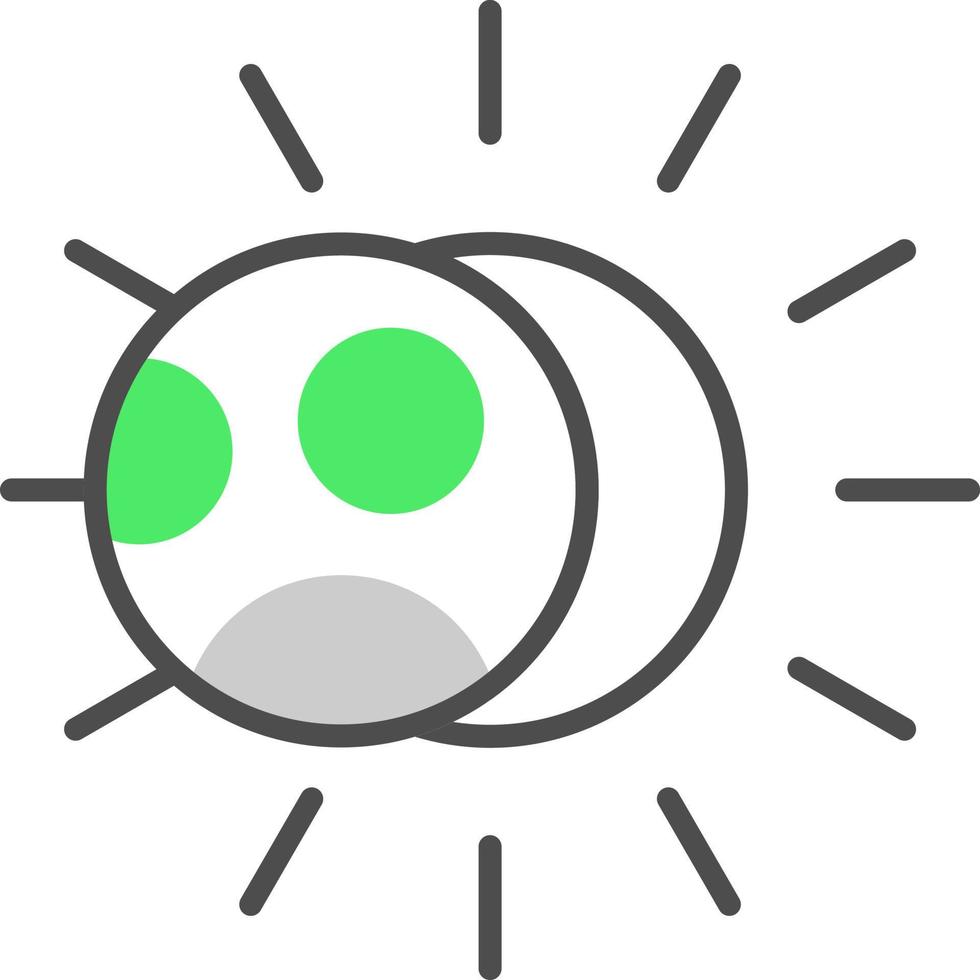 Eclipse kreatives Icon-Design vektor