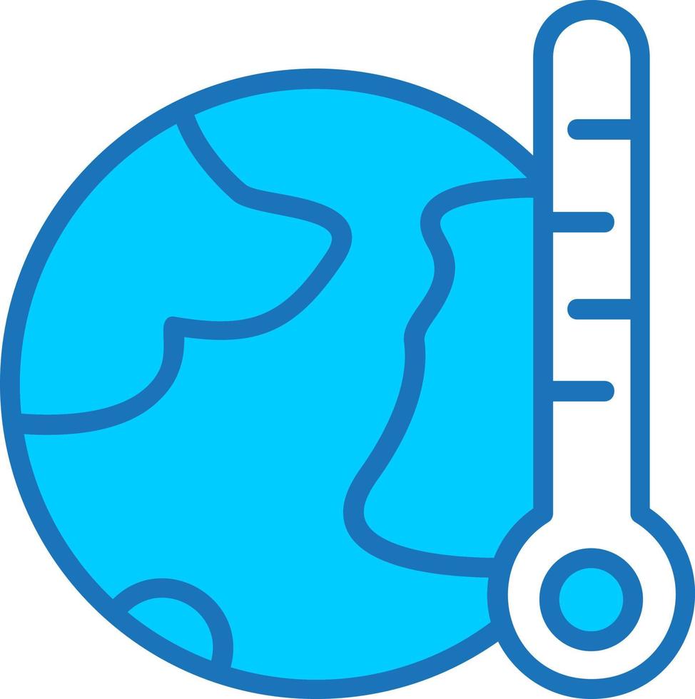 globale Erwärmung Vektor-Icon-Design vektor