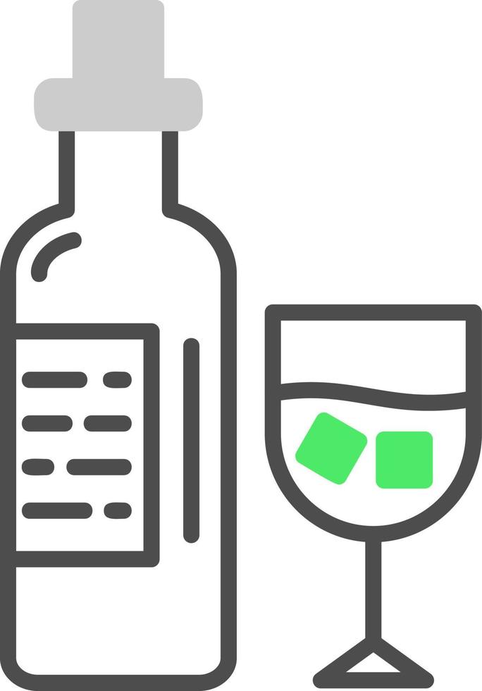 Wein kreatives Icon-Design vektor