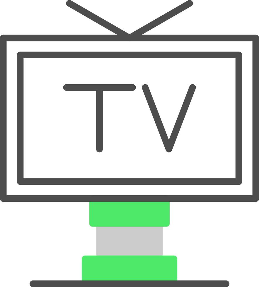 TV-kreatives Icon-Design vektor