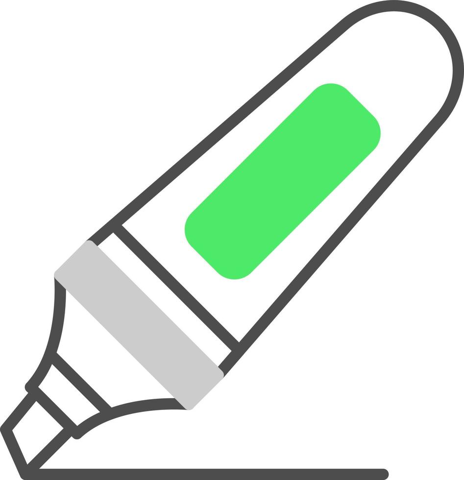 Marker kreatives Icon-Design vektor