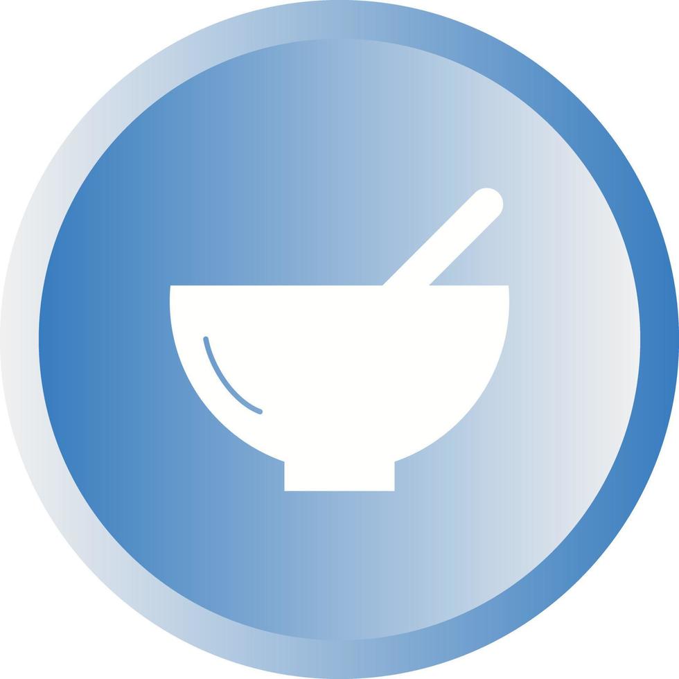 einzigartiges Food-Vektor-Glyphen-Symbol vektor