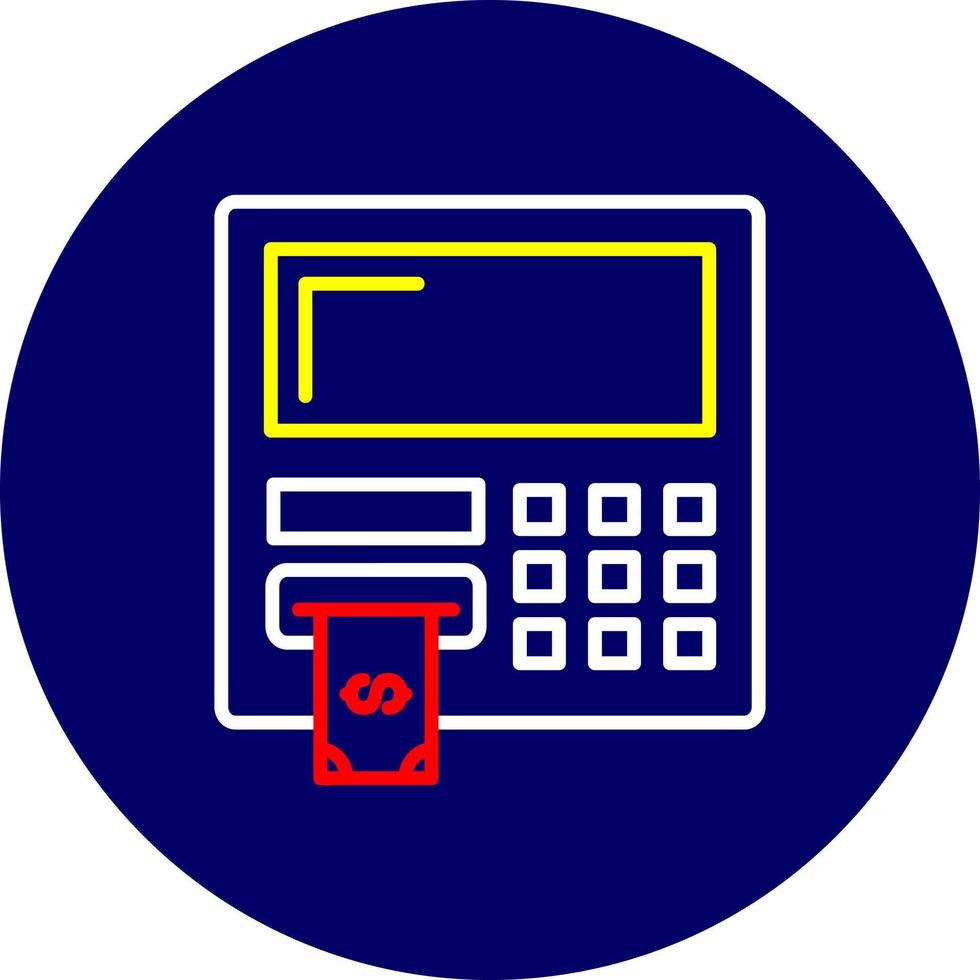 atm kreatives Icon-Design vektor