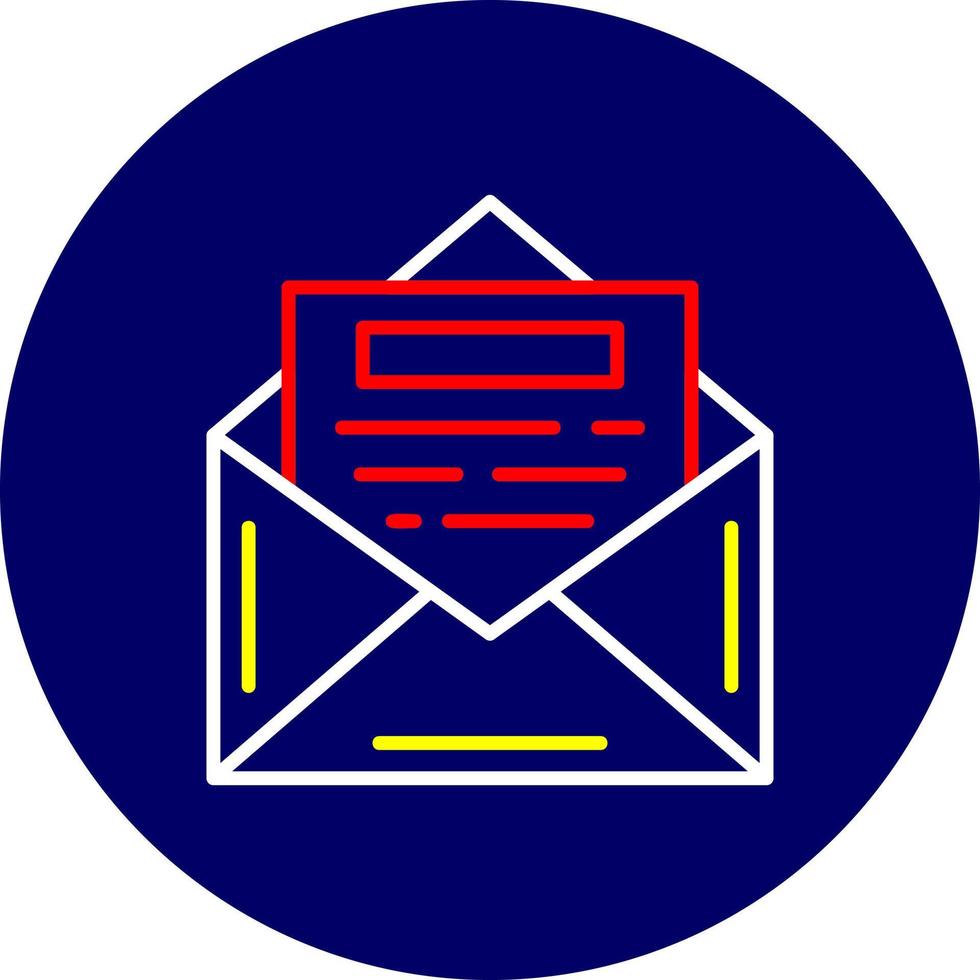 E-Mail kreatives Icon-Design vektor