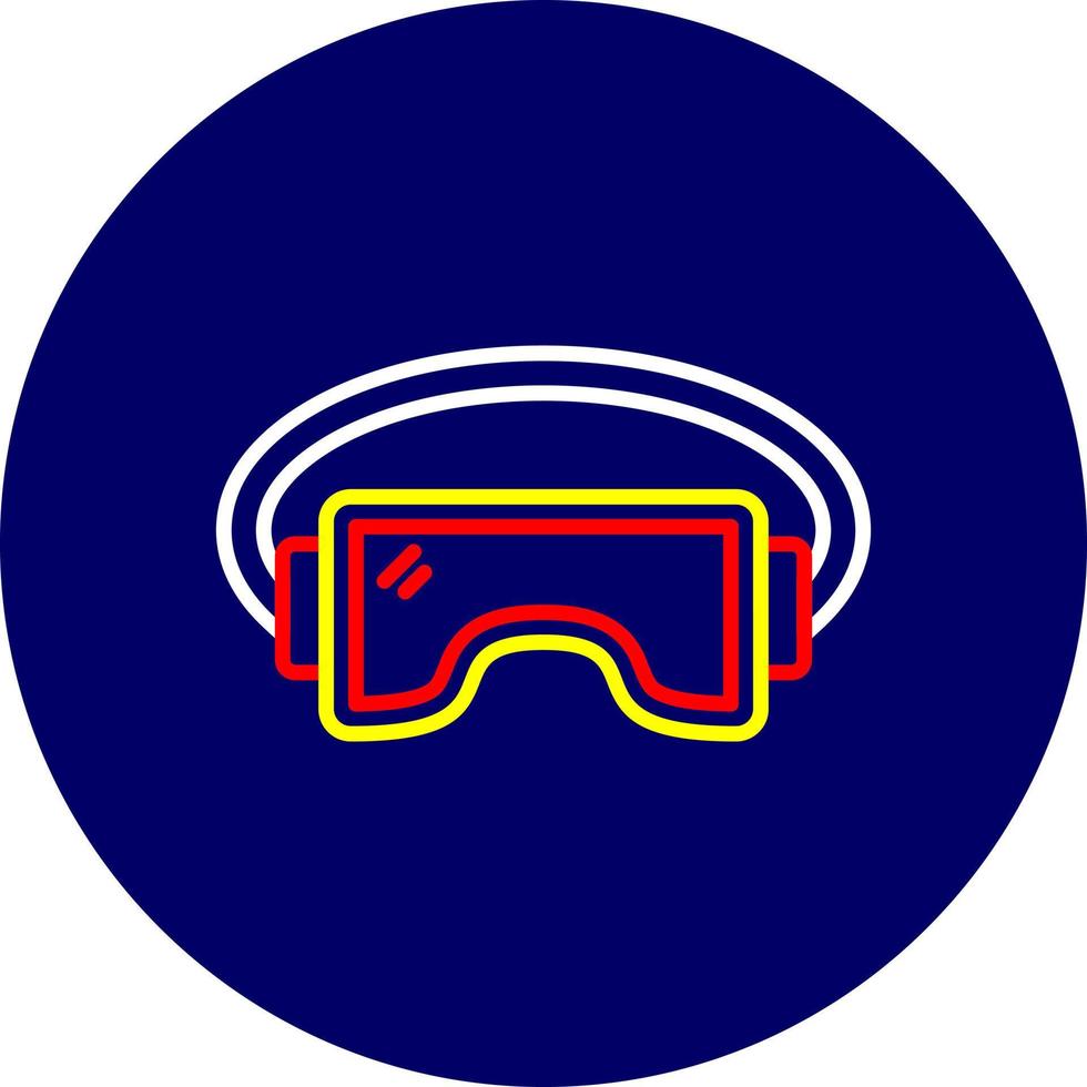 Brille kreatives Icon-Design vektor