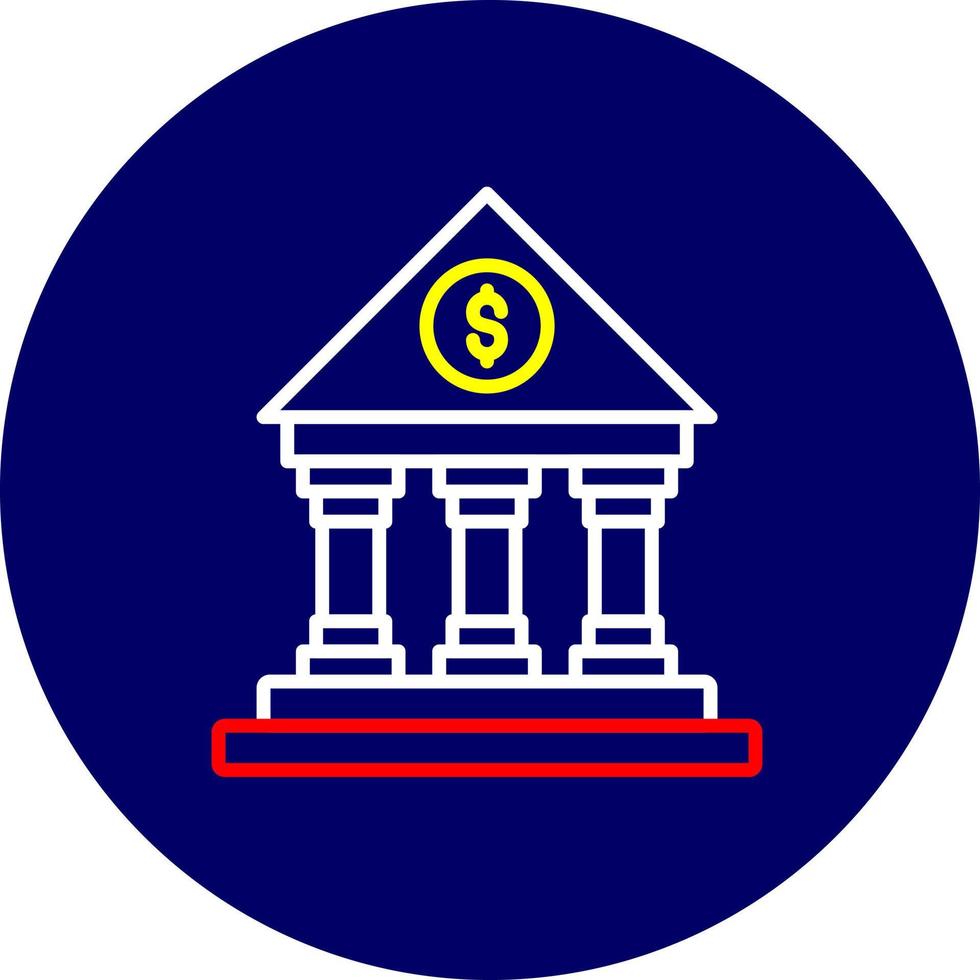 Bank kreatives Icon-Design vektor